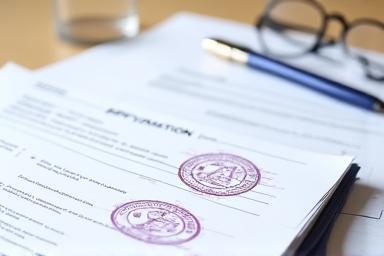 建築許可に関する公式書類